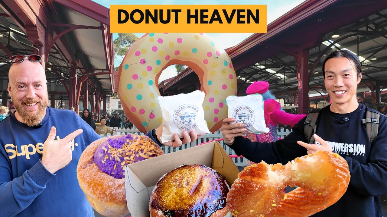 Melbourne Donut Festival 2025 🍩 | Unique Flavours, Blood Sugar Test & Must-Try Jam Donuts!