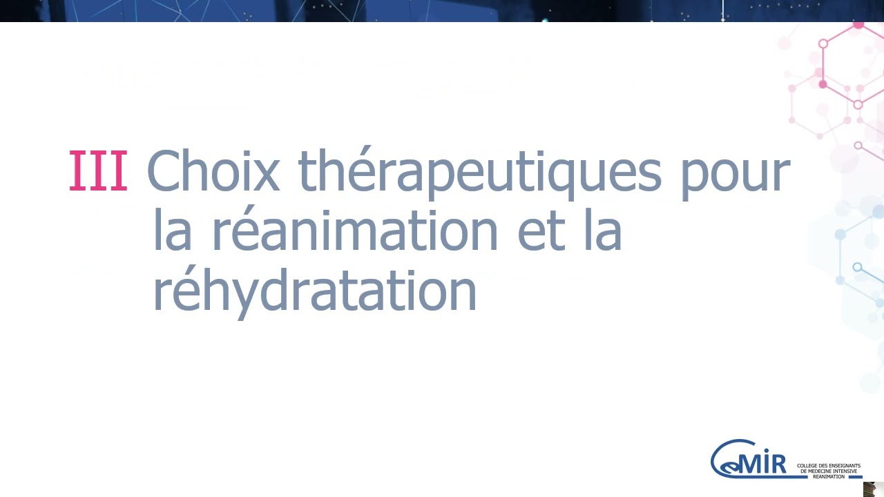 2 6 1 Solutés d’hydratation et de remplissage vasculaire