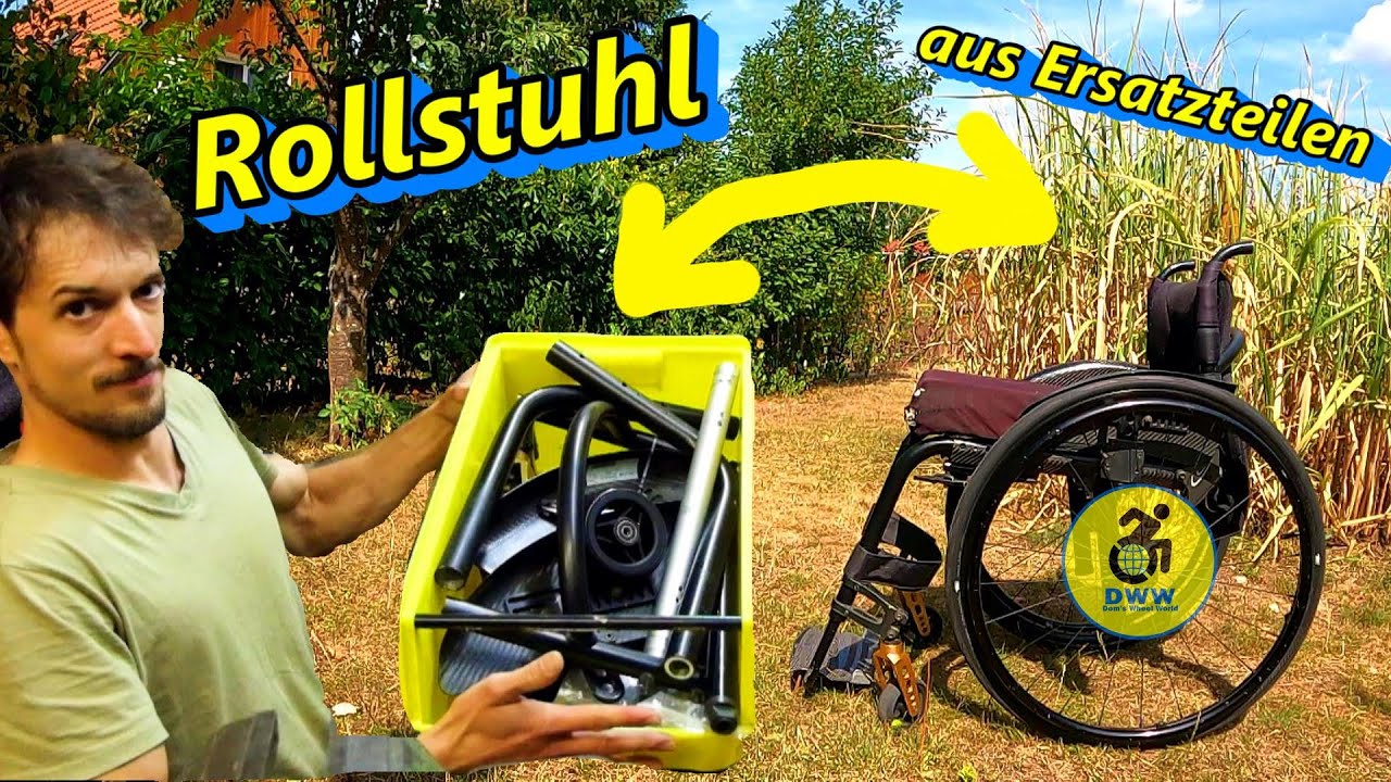 Aktiv-Rollstuhl bauen DIY Küschall Advance Ersatzteile - DWW Folge 39