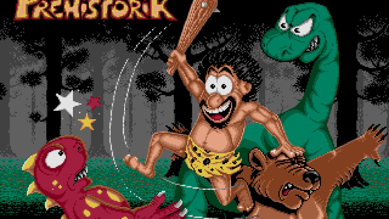 Prehistorik (PC/DOS) 1991, Titus (Unlimited Health & No-Hit)