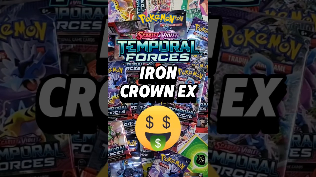 IRON CROWN EX POKEMON TCG UNPACKING SCARLET & VIOLET TEMPORAL FORCES #pok&eacute;mon #pokemontcg #tcg