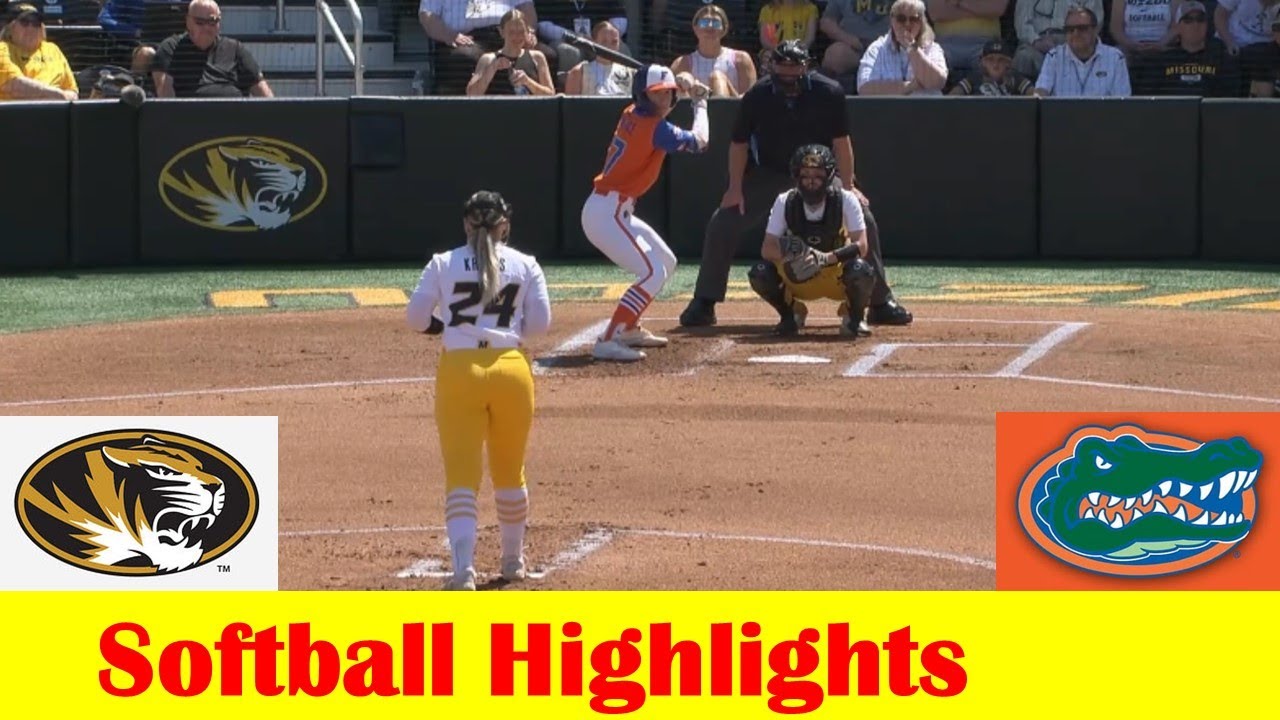 #9 Florida vs #15 Missouri Softball Game 3 Highlights, April 14 2024