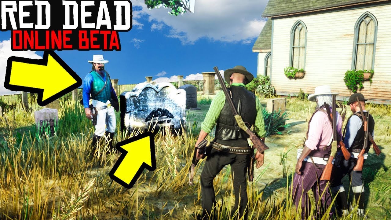 KID HOLDS FUNERAL FOR FRIEND in Red Dead Online! Red Dead Redemption 2 Online!