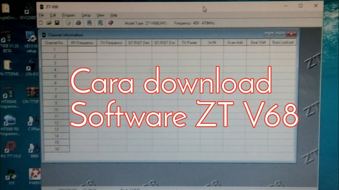 Cara download software ZT V68 @alitralala1460