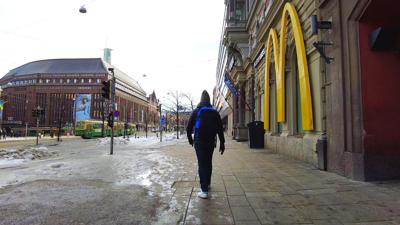 Helsinki Center Walk: Mannerheimintie - Aleksanterinkatu - Esplanadi - Bulevardi