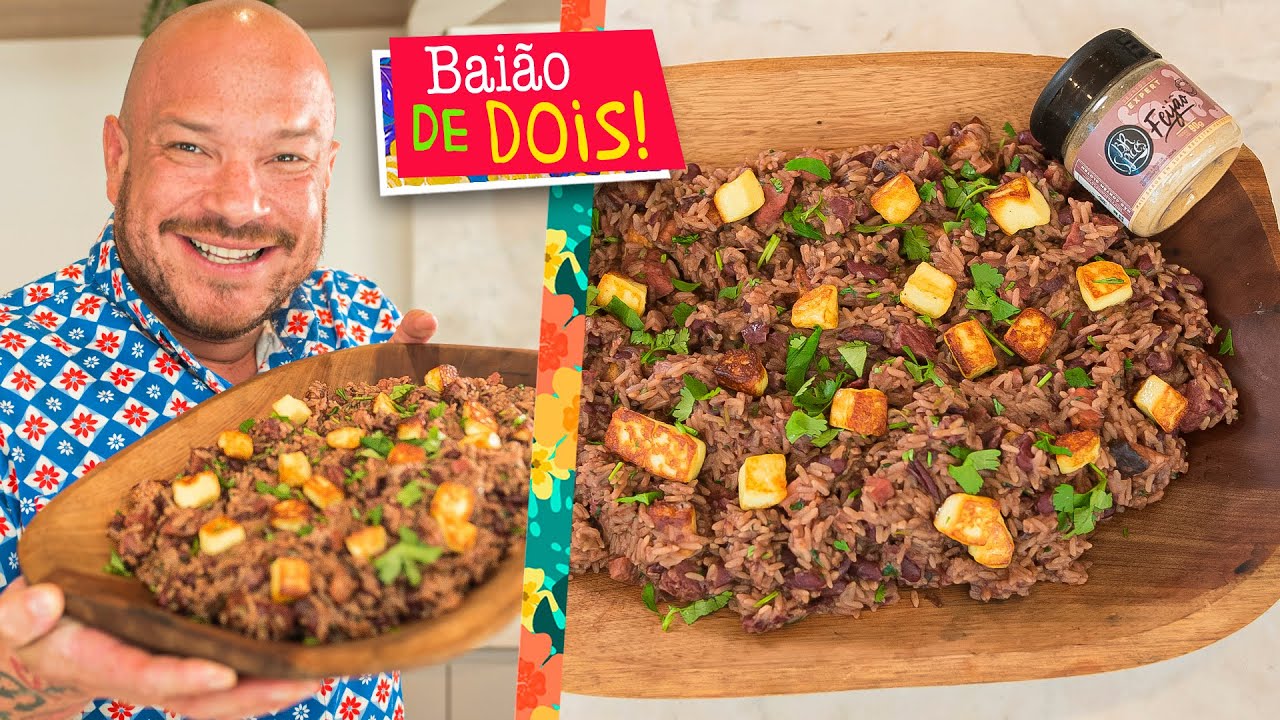 A melhor receita de Baião de Dois nordestino rápido e fácil / Égua Doido