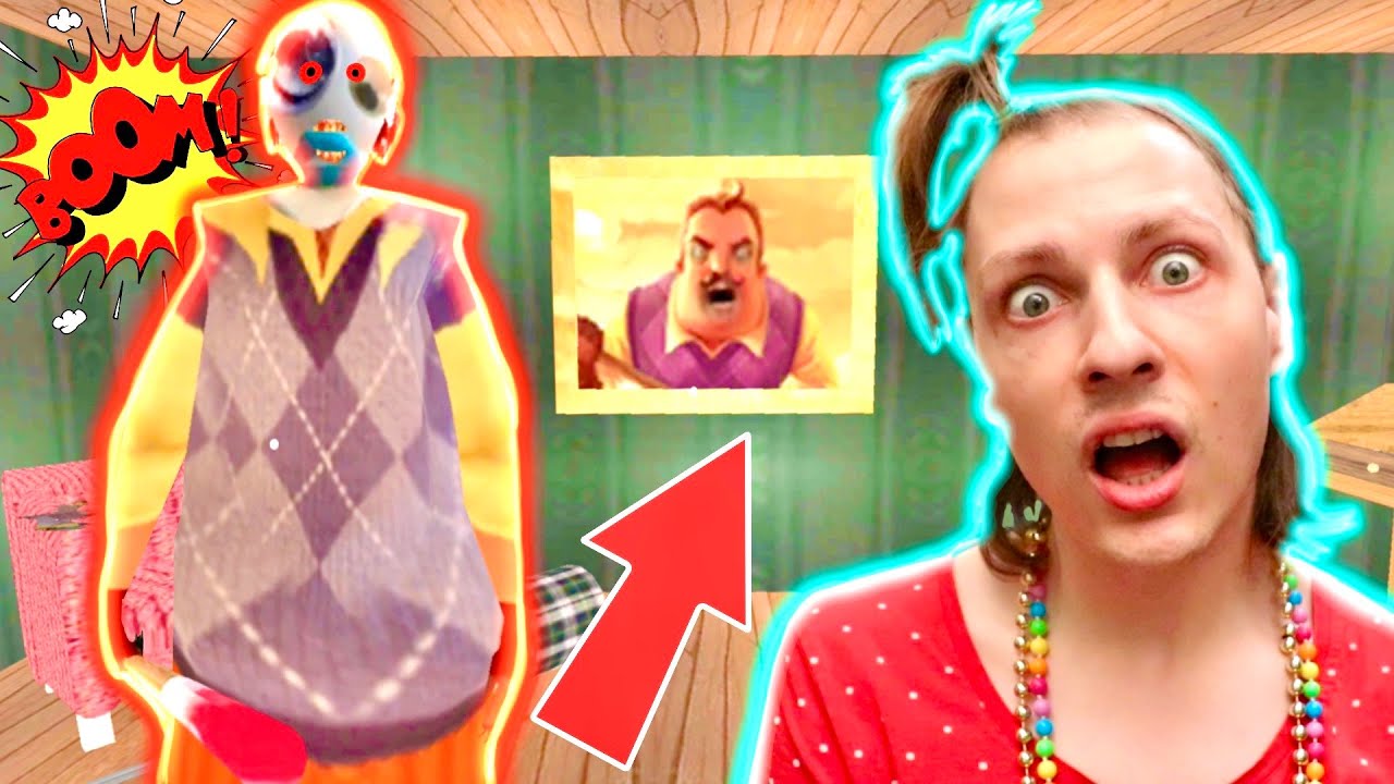 GRANNY HELLO NEIGHBOR : LA NOUVELLE VERSION DU VOISIN PSYCHOPATHE DE LA GRAND-MÈRE ! Nadège Candle