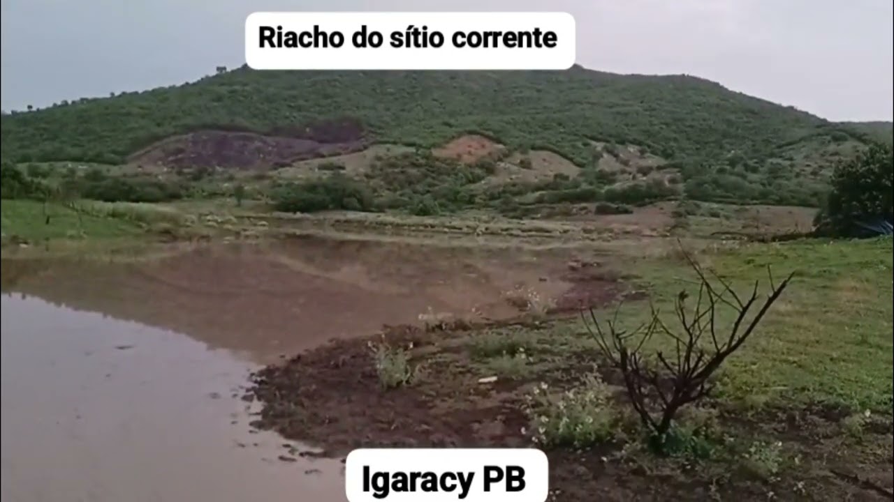 24/02/26 vamos mostrar a pavimentação da creche nova e a cheia que teve ontem nos riacho igaracy PB 