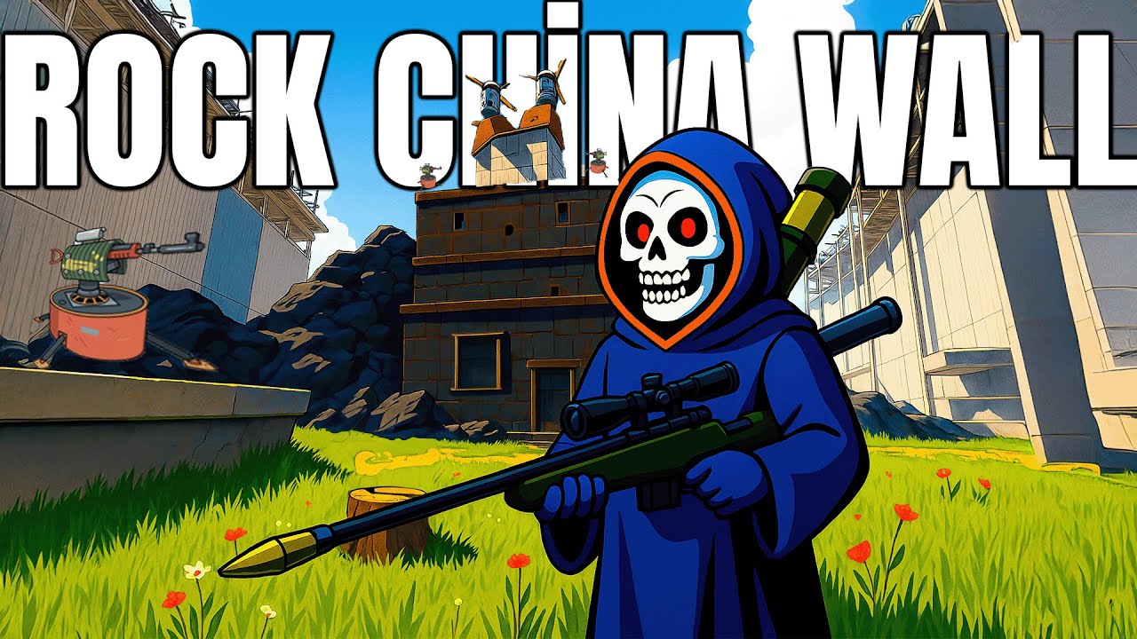 RUST'IN EN İYİ SAVUNMALI CHİNA WALLI KAYA BASESİNİ YAPTIK #rust