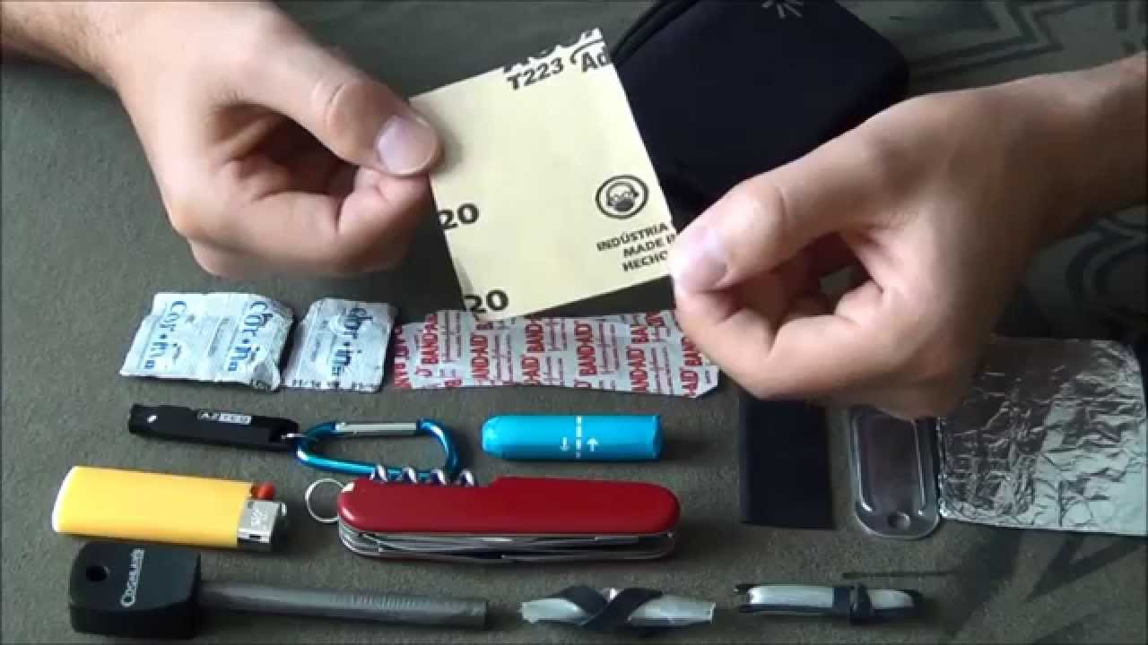 Mini kit sobrevivência - Alternativa ao Altoids
