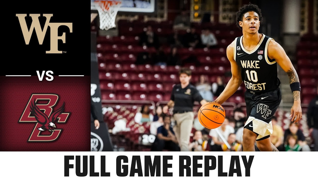Wake Forest vs. Boston College Full Game Replay | 2025-26 ACC Men's Basketball