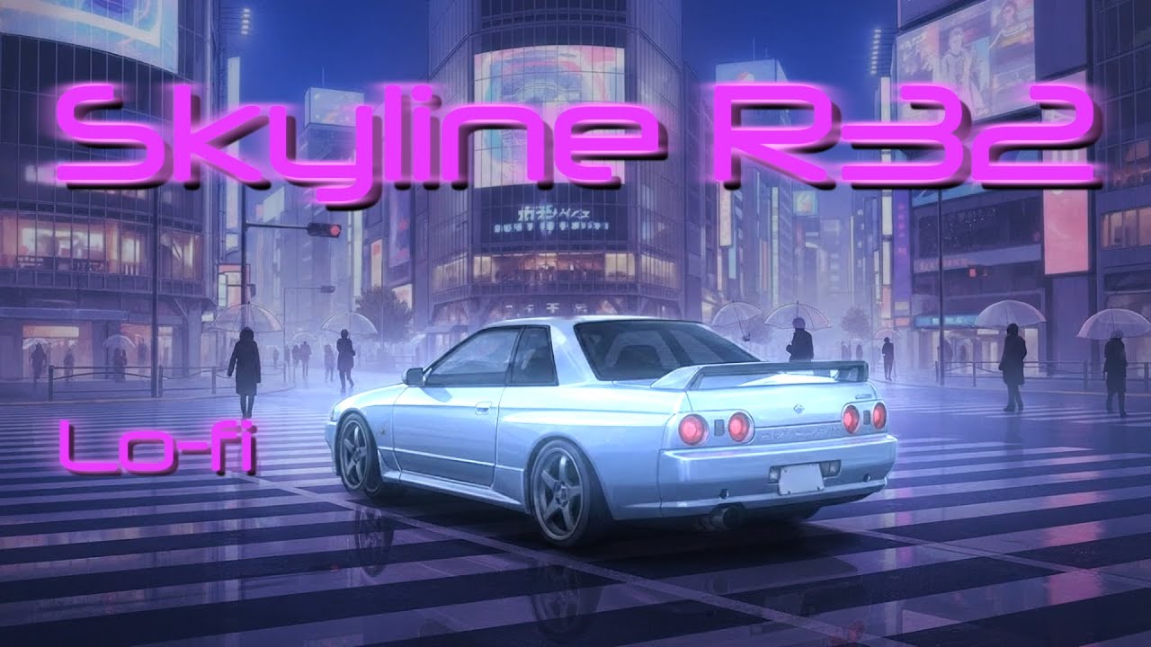 Nissan Skyline R32 &ndash; Tokyo Underpass | Lofi Synthwave Music | 80s Retrowave Study Beats