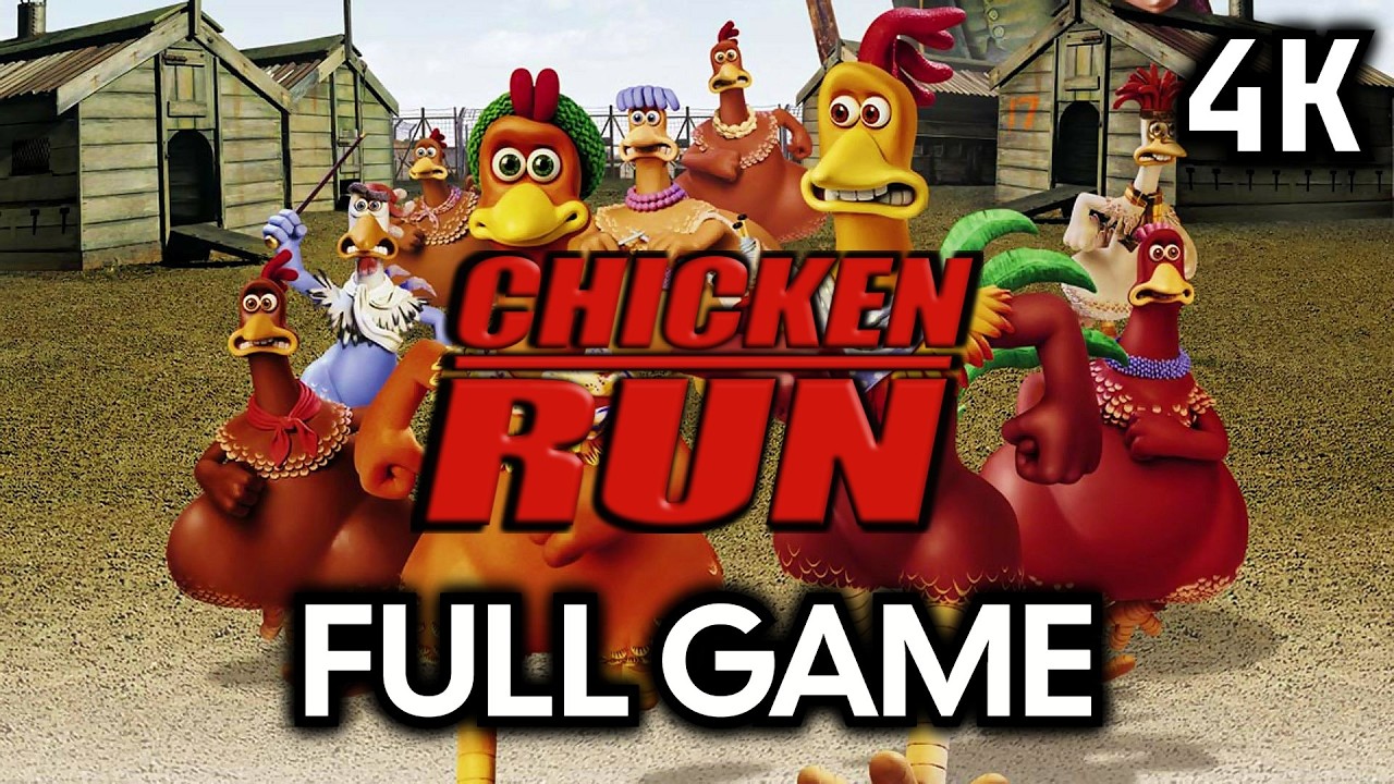 Chicken Run┆Full Game┆No Commentary┆4K60FPS