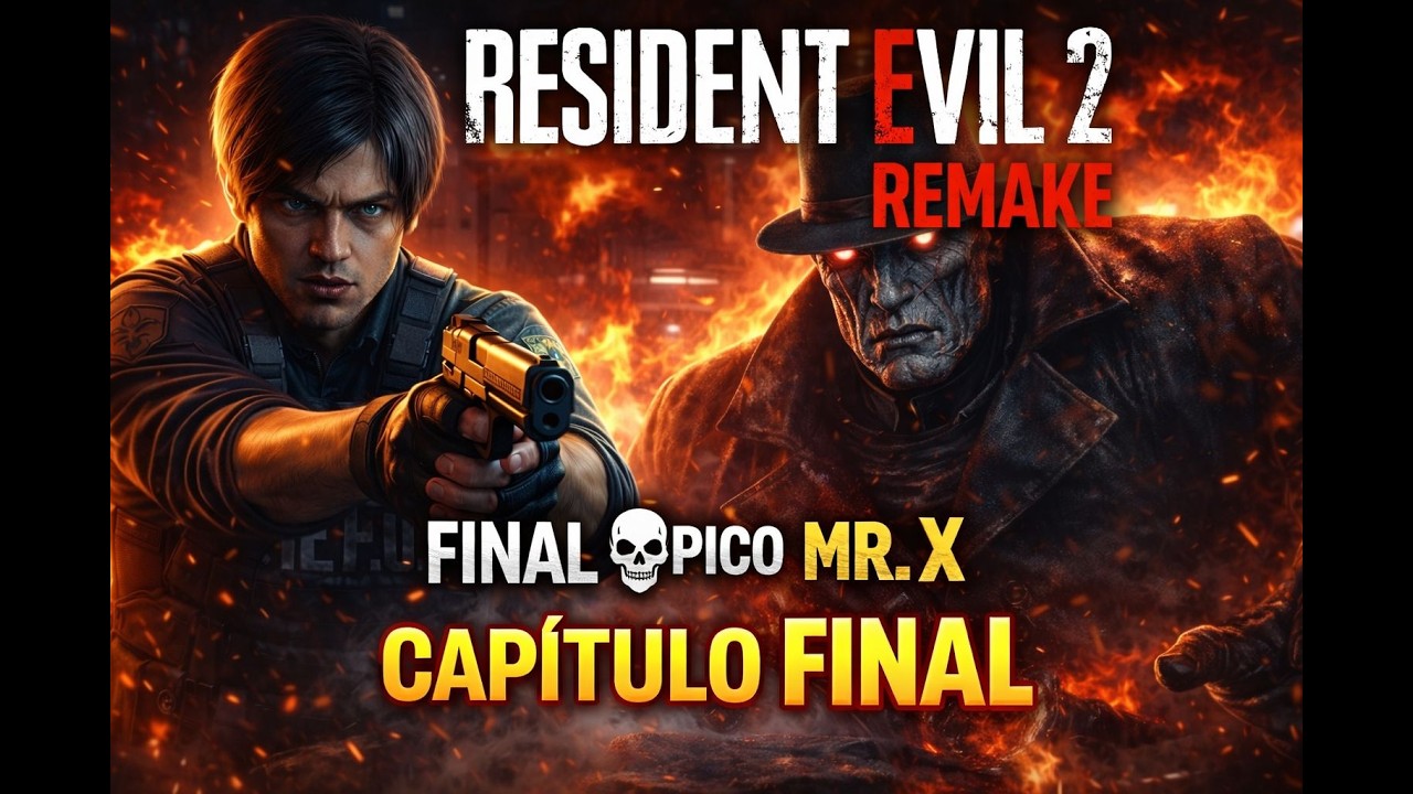 Resident Evil 2 Remake – Capítulo 13 | FINAL ÉPICO vs Mr. X (Tyrant) 💀