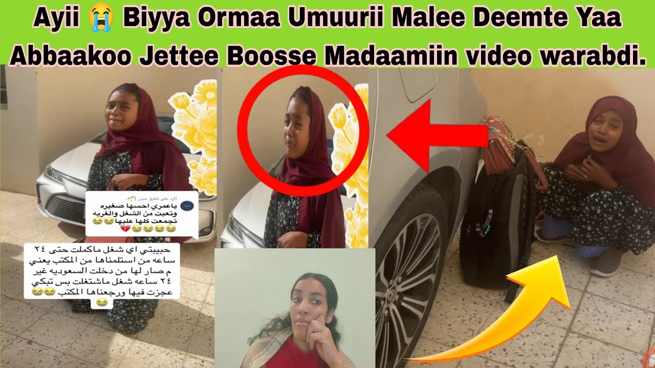 Ayii 😭 Jiruun biyyaa Ormaa Hadhaaf abbaa nama wamsifti umuurii Malee Deemte Madaamiin video warabdi 