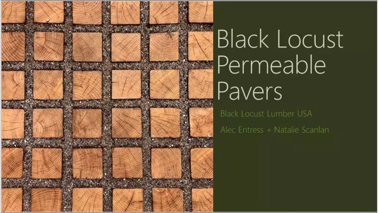 Wood Permeable Pavers Free CE Webinar
