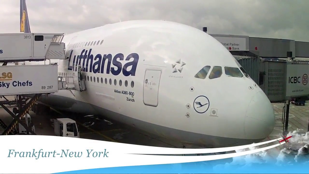 Lufthansa Flug LH400 Frankfurt - New York JFK