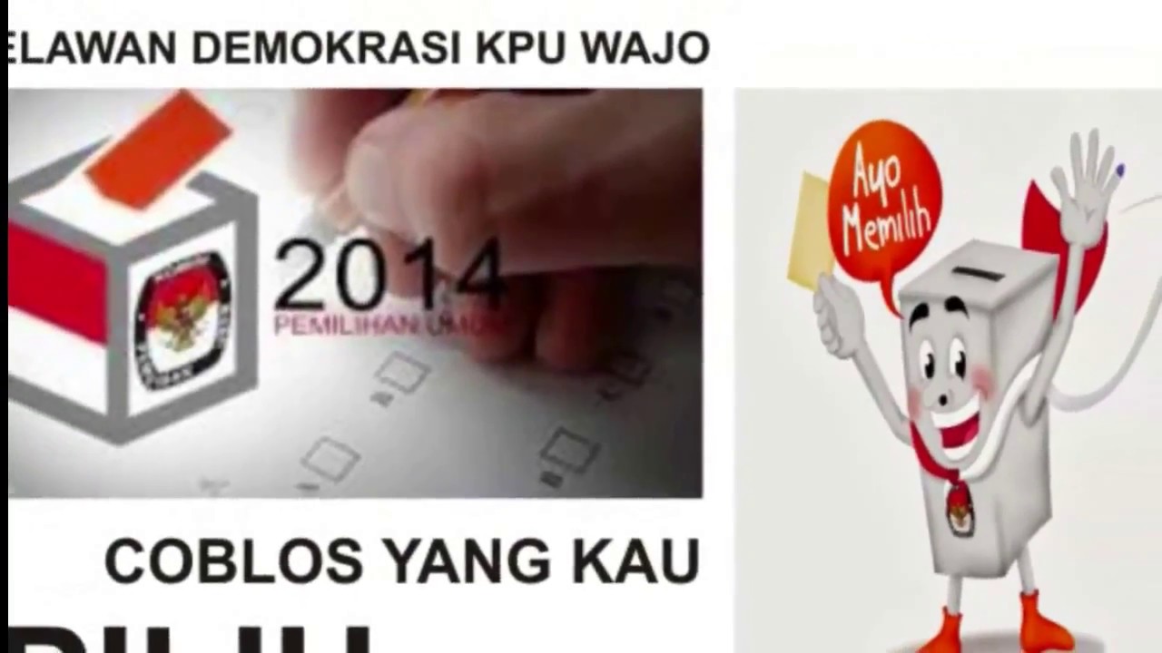 Iklan Pemilu 2014 Kreasi Relasi KPU Kabupaten Wajo Segmen Pemilih Pemula
