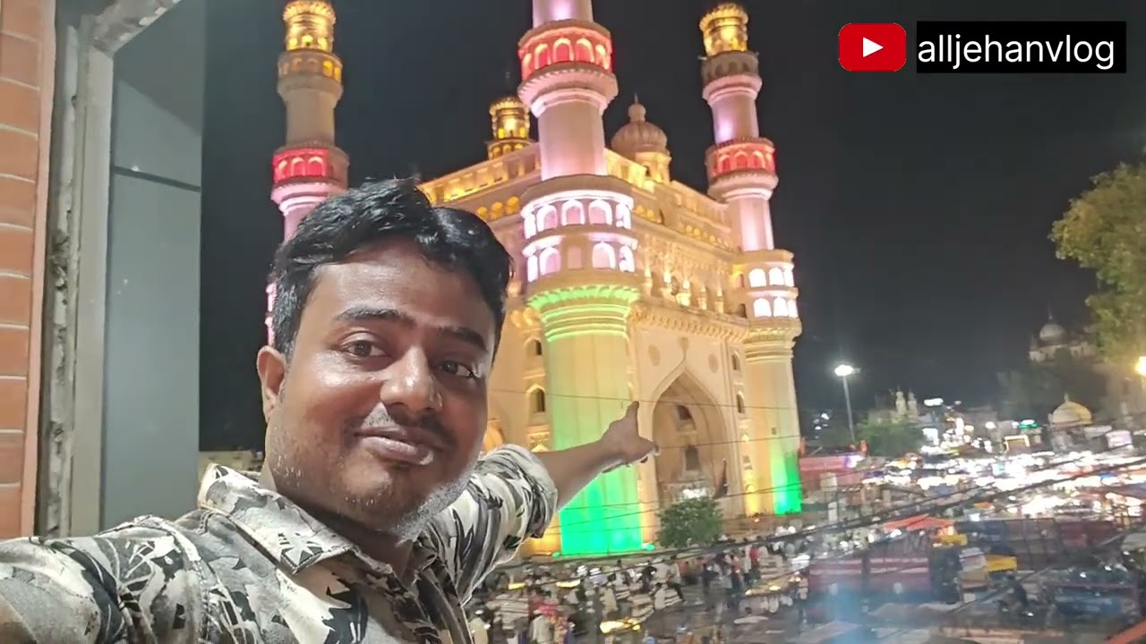 Hyderabad Charminar night view 15 August 2025 ALLJEHANVLOG🌹🌹🌹💐💐❤️❤️