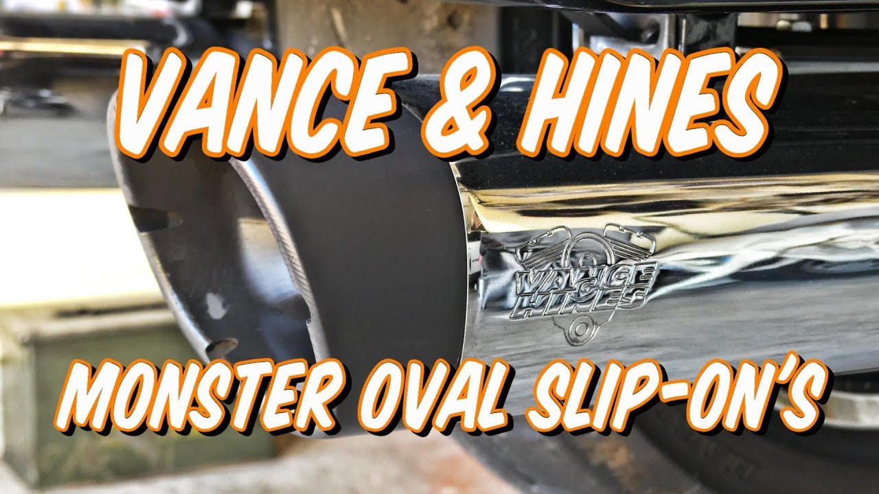 Vance & Hines Monster Oval Slip-On's Sound check 2018