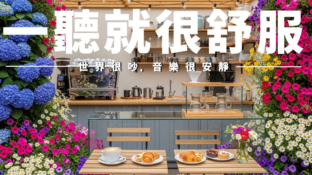 【RELAXING COFFEEHOUSE BGM】在咖啡香瀰漫的空間裡，慢慢卸下煩憂，讓柔和旋律撫平情緒，沉澱一天的疲倦，陪你度過安穩寧靜的夜晚。適合寫作、專注、休息與助眠