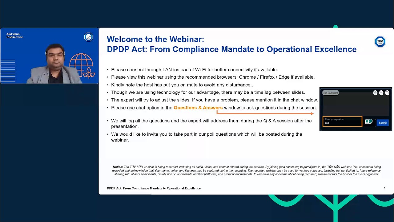 India DPDP Webinar