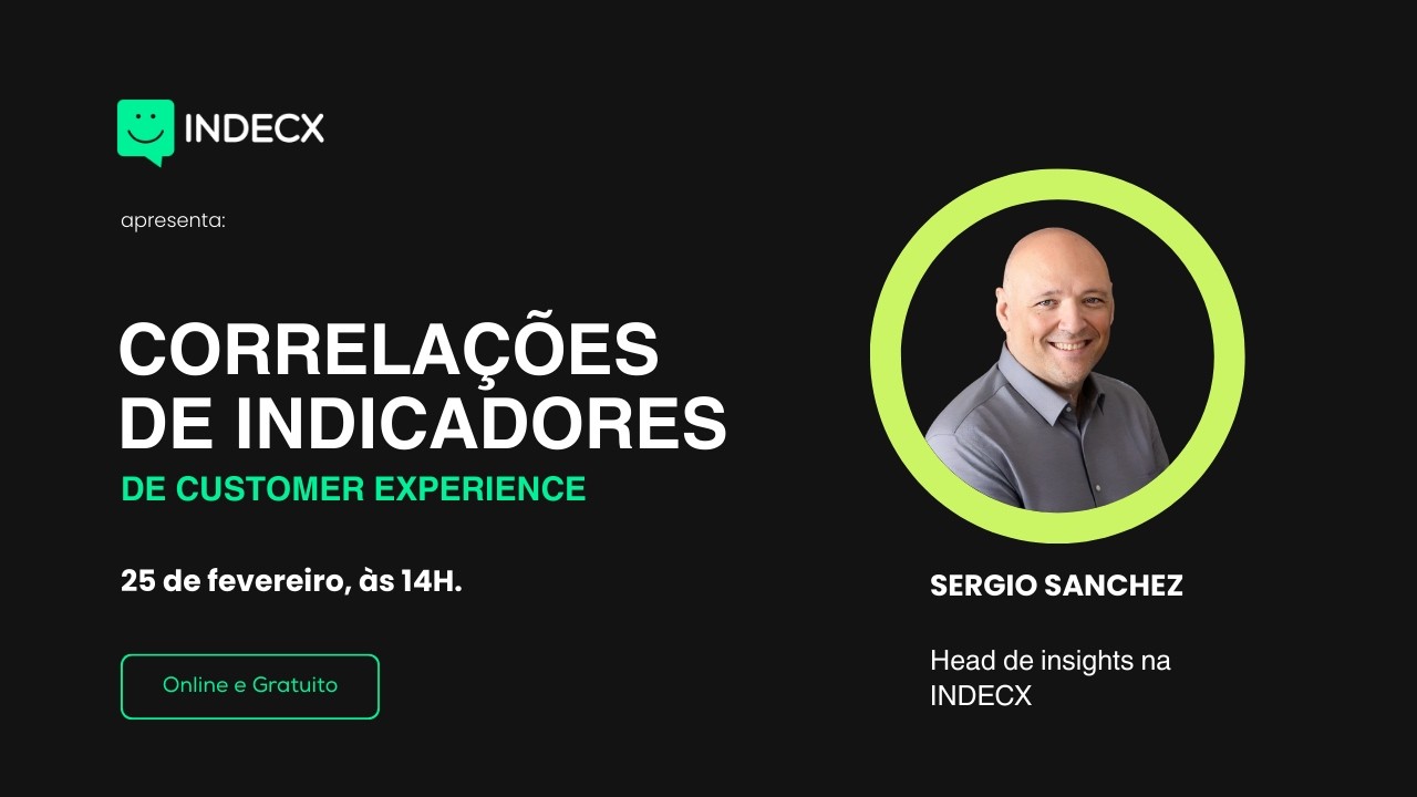 Webinar Correlações de Indicadores de CX