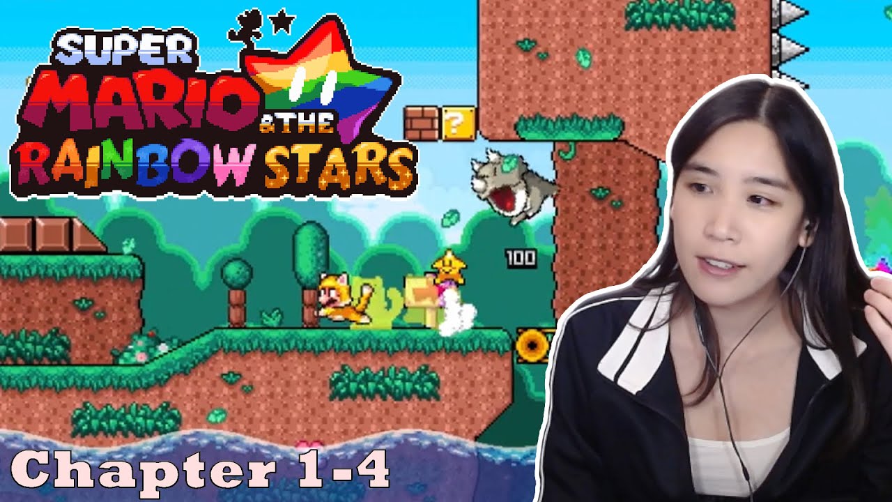 Super Mario and The Rainbow Stars- Gameplay Part 4 Cat Mario
