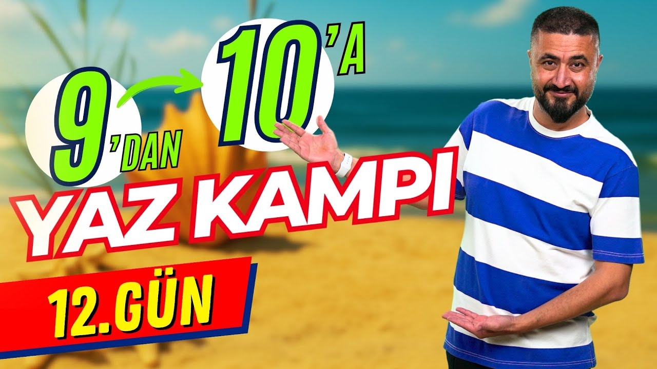 9 DAN 10 A YAZ KAMPI 12.GÜN | 4.TEMA Geometrik Şekiller 1 | Yeni Maarif Modeli | Rehber Matematik