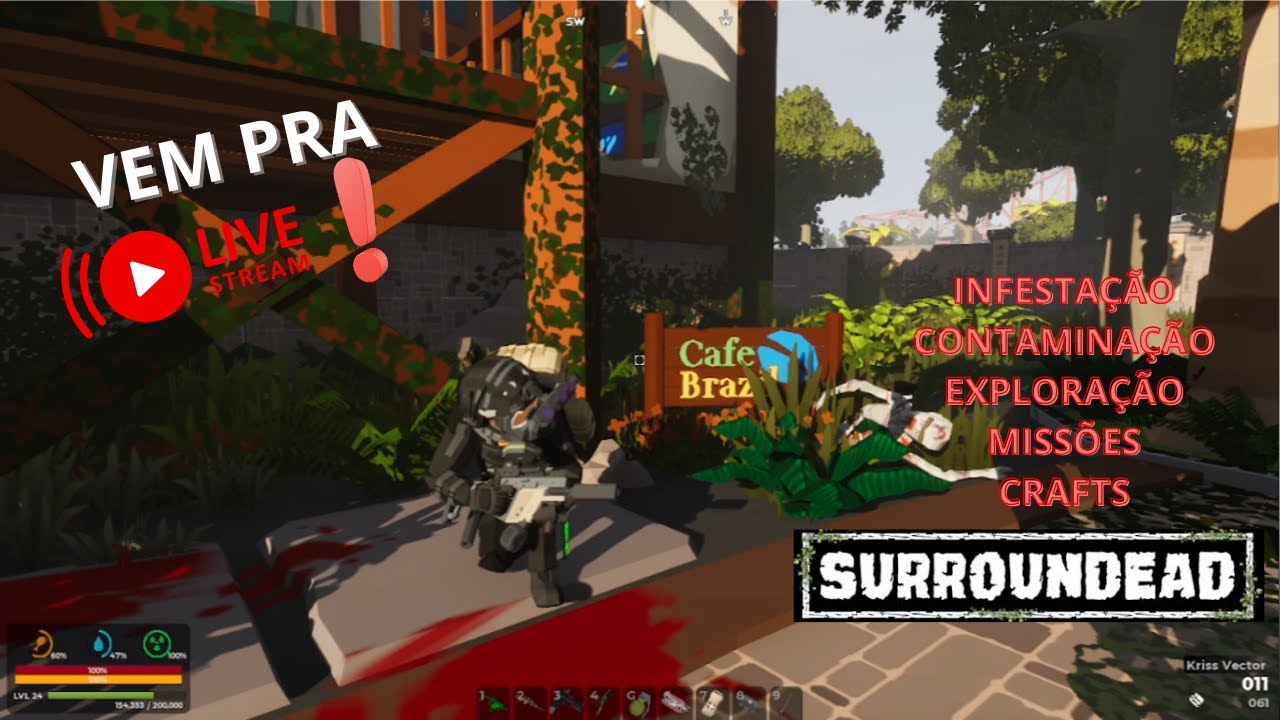 ALTOS FARMS em SURROUNDEAD. E MELHORIA DA BASE! ft ARA IA