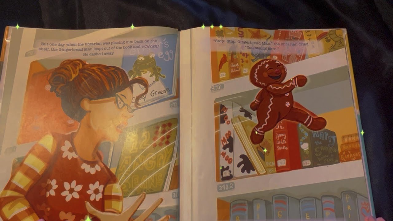 The Library Ginger Bread Man. #readingtokids  #storytimeonline #storytimeforchildren