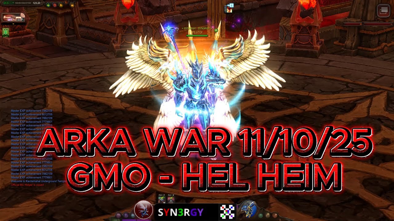 ARKA WAR 11/10/25 - HEL HEIM - SM 1588 KILLER - GMO Webzen 🌍
