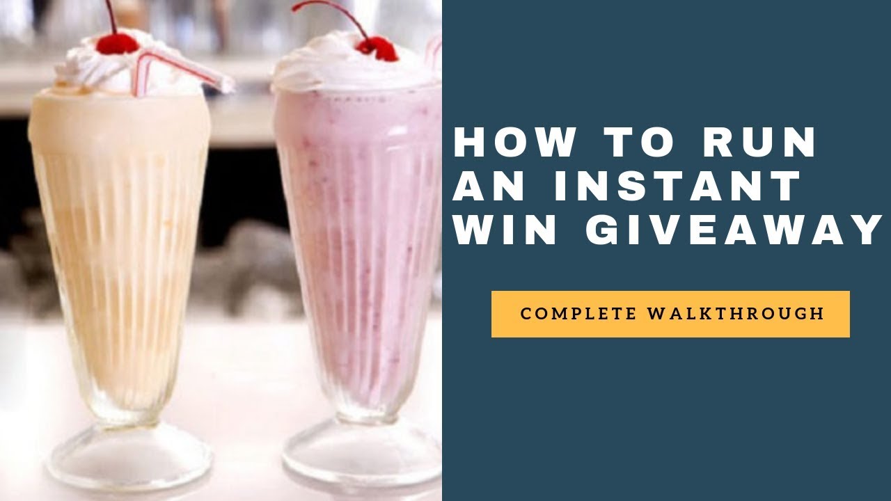 How To Run A CRAZY Instant Win Giveaway Using Facebook Ads
