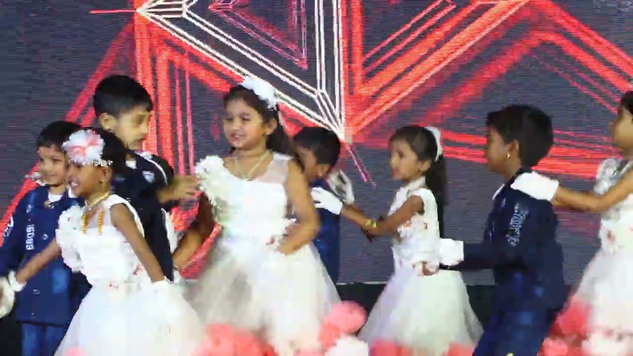 Bullet dance performance by LKG and UKG students 👌💐💐👏