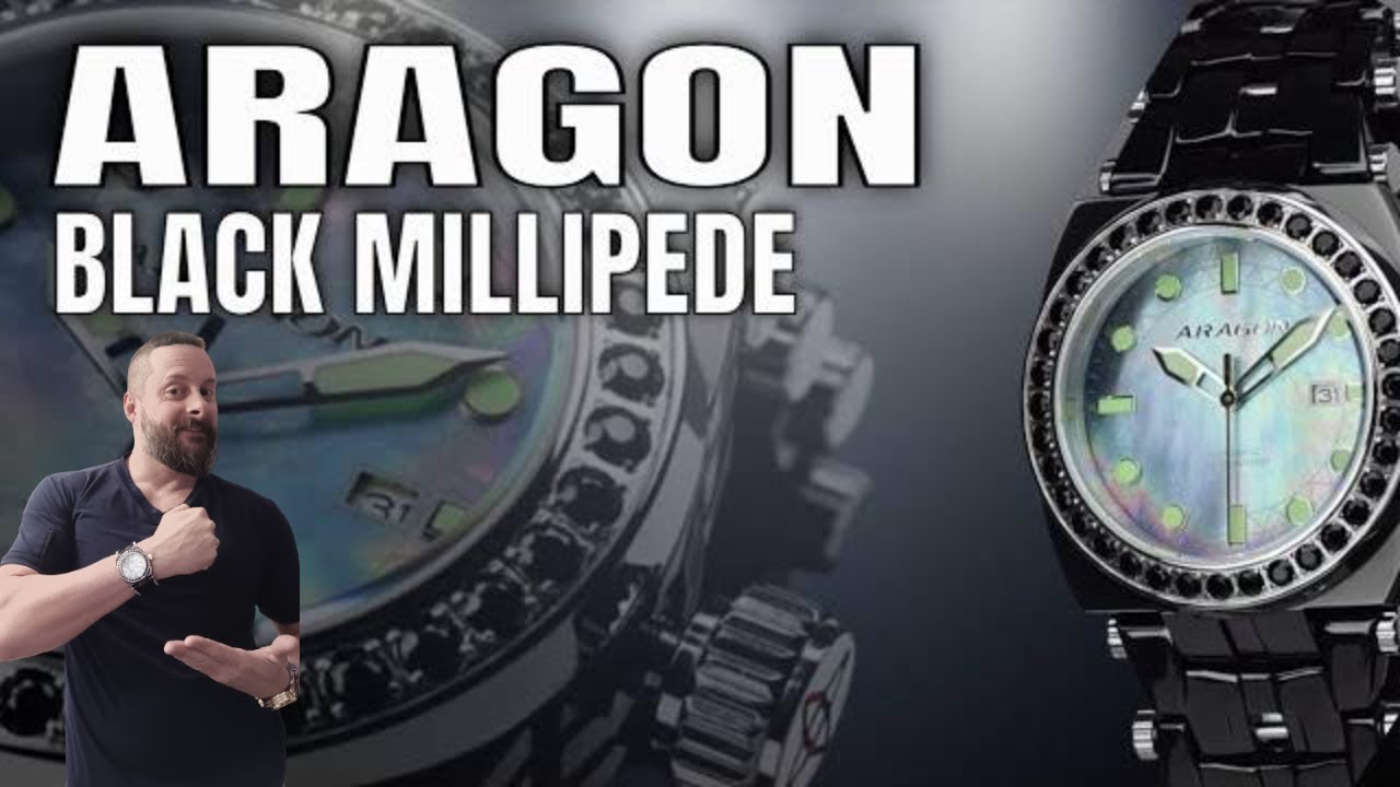Aragon Watch | Aragon Black Spinel Millipede Watch Review