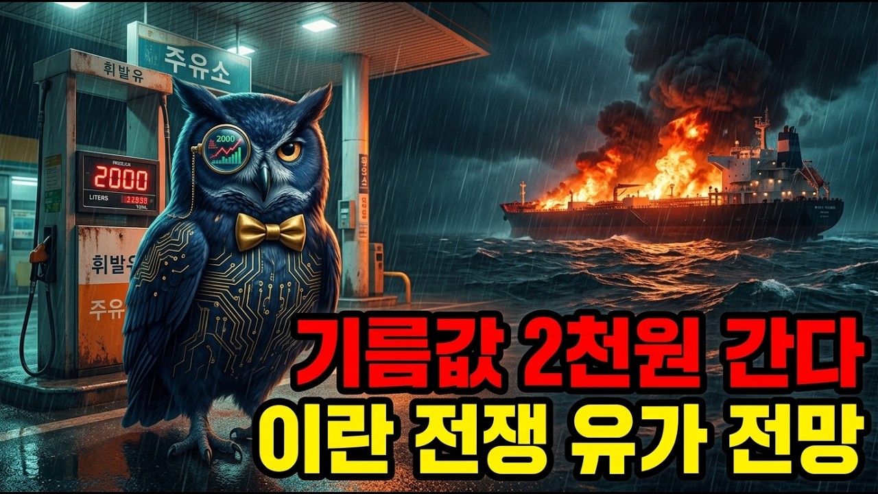 기름값 2천원 간다. 휘발유 경유 언제까지 오르나. 이란 전쟁 유가 전망