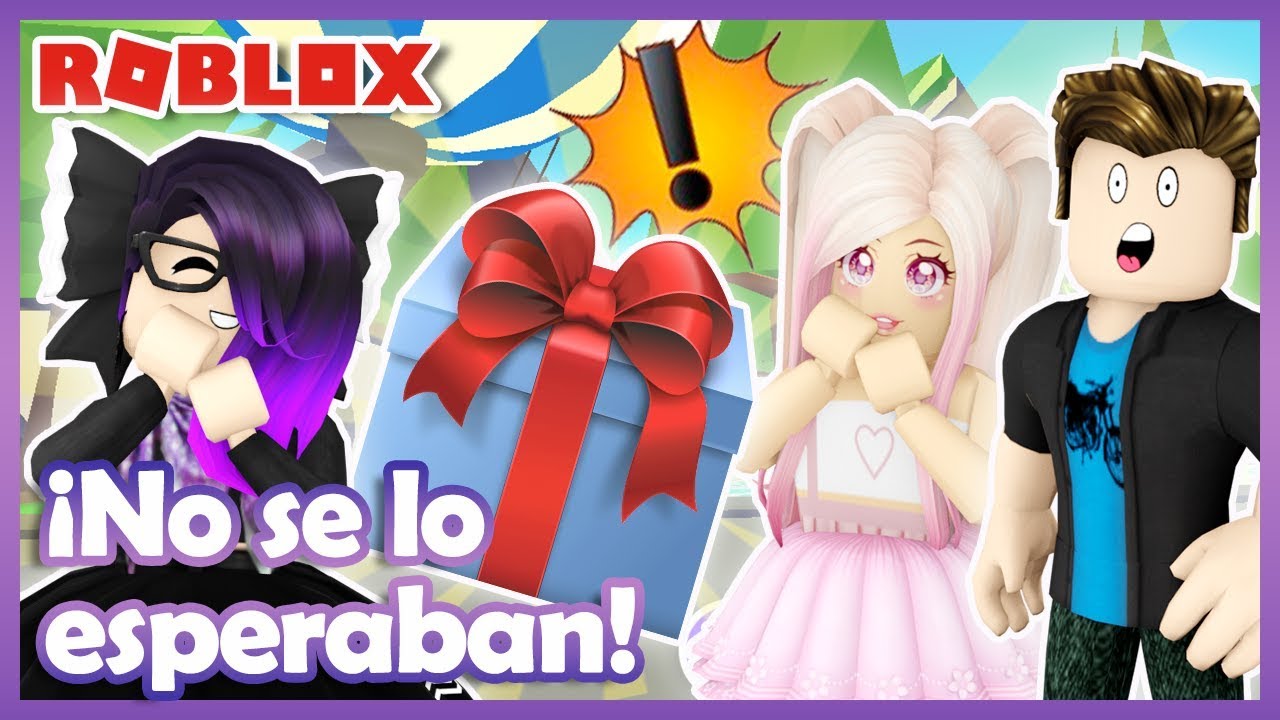 ¡Preparé un REGALO SORPRESA para MIA y DANY y así reaccionaron! 😱 en Adopt Me |🦄🦒| ROBLOX