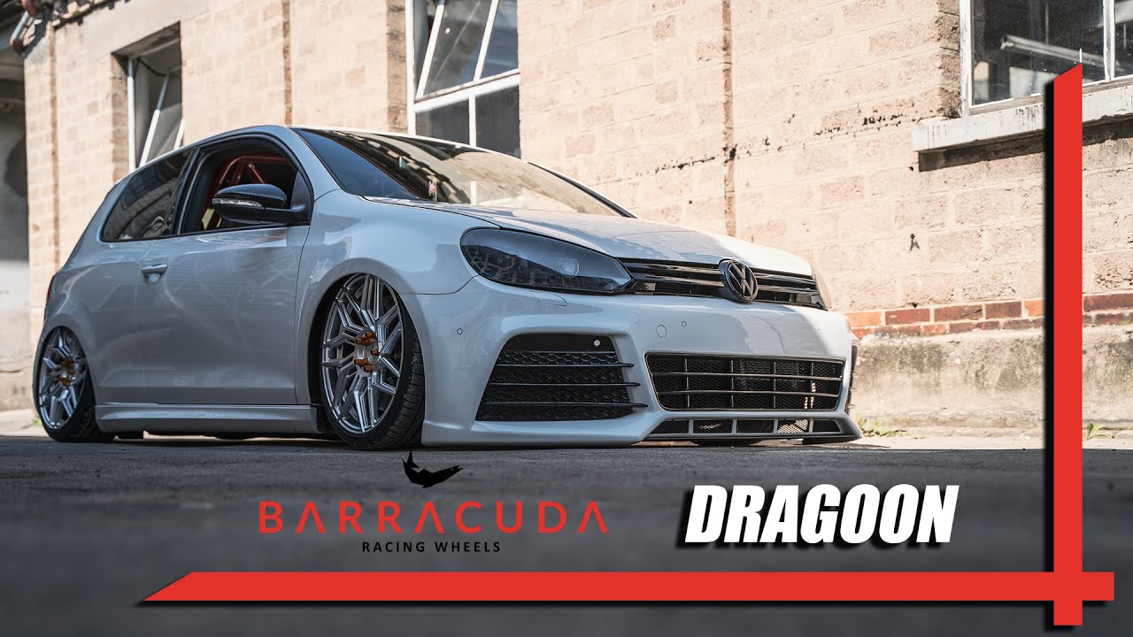 Krasser VW Golf 6 mit unseren Barracuda Dragoon Felgen 8,5x19 mit Barracuda Racing Bolts