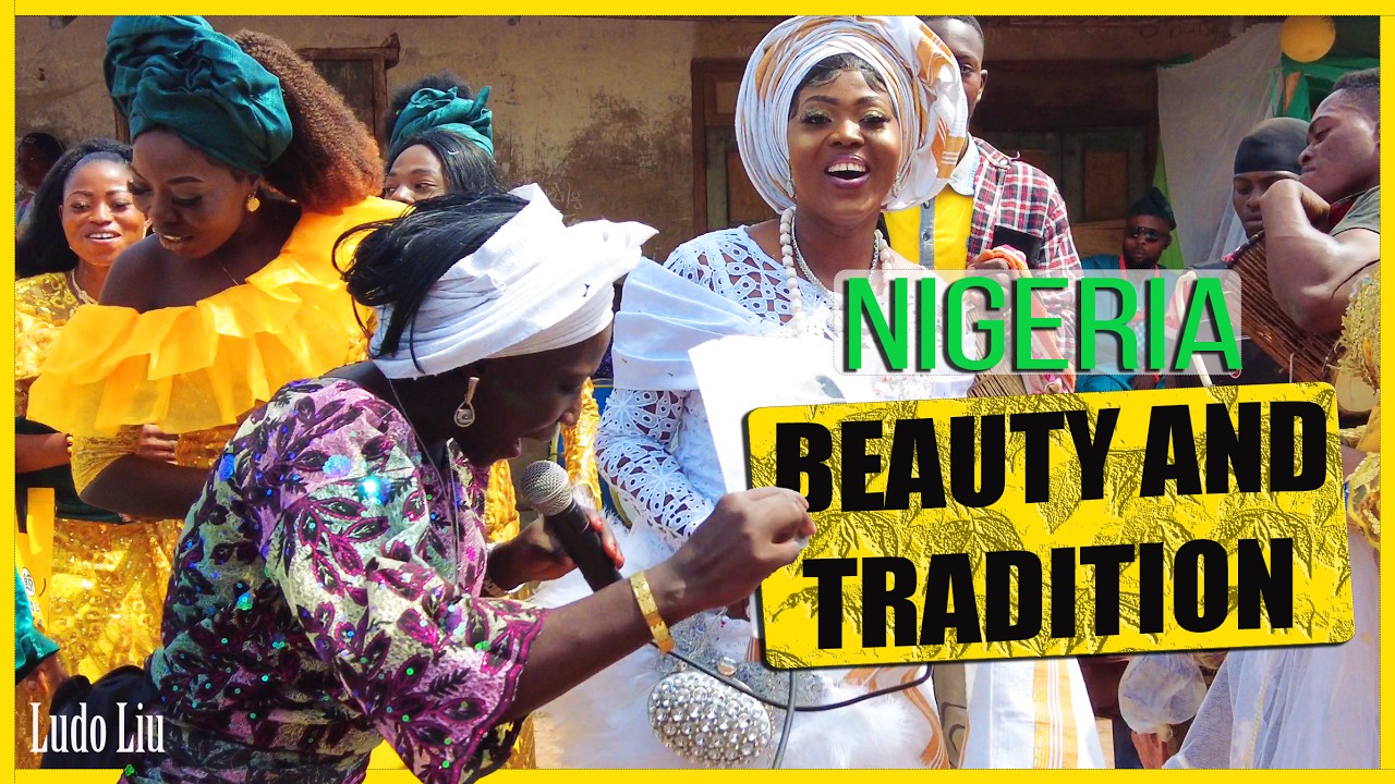 Celebrating a Traditional wedding in Africa - Nigeria 4K