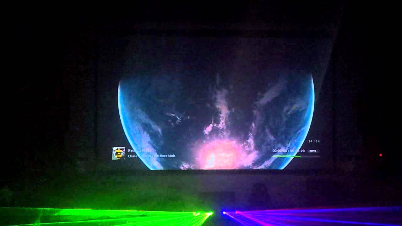 SHINP DL-55C 4fach Laser und Nebler im Kellerkino.mp4