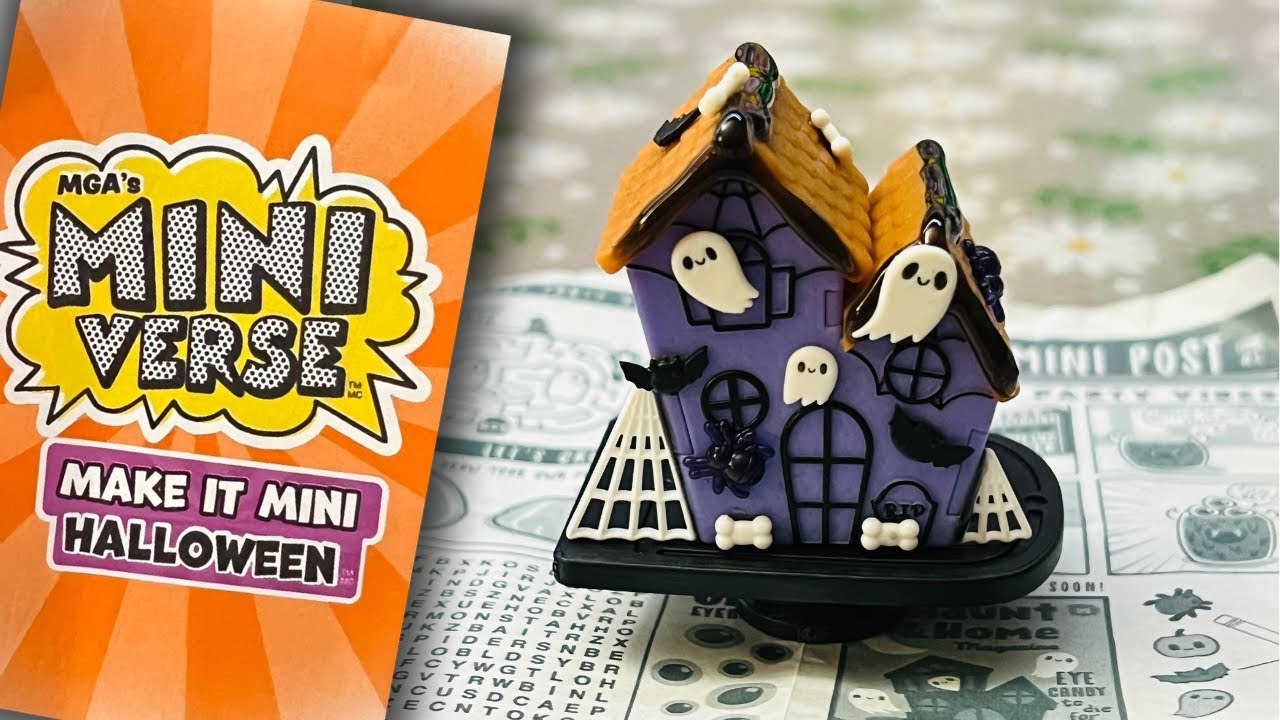 HAUNTED HOUSE MINIVERSE | Make it Mini Halloween | Halloween Miniverse | NO TALKING