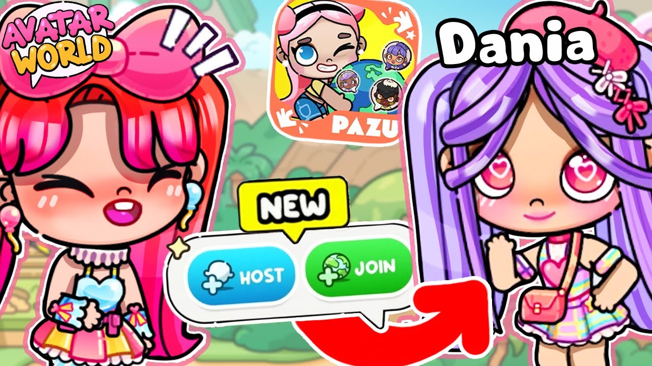 @Da_Dania  BESUCHT MICH IN AVATAR WORLD 💜 MULTIPLAYER IN AVATAR WORLD zum 1. MAL SPIELEN mit Dania