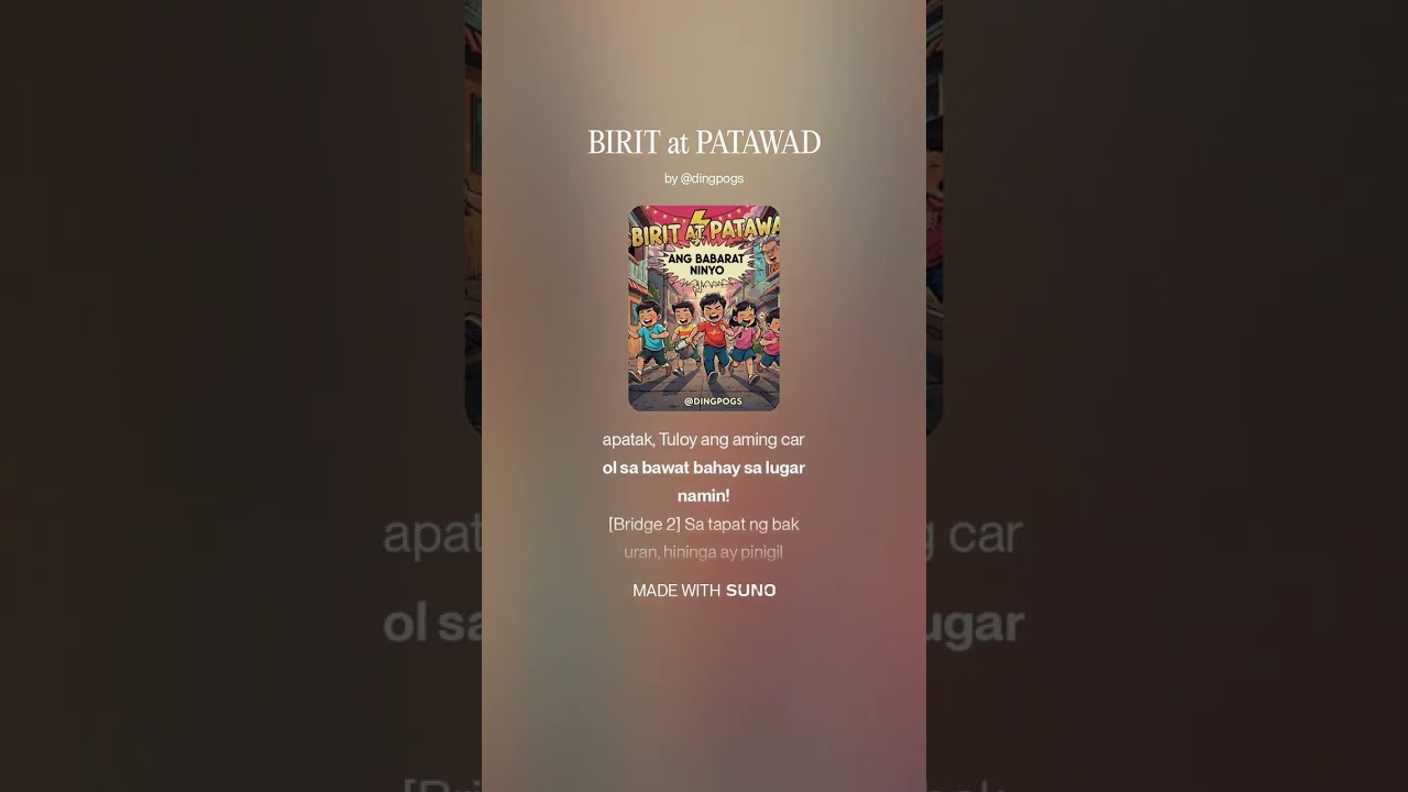 BIRIT AT PATAWAD 🎤🇵🇭 | Hilarious Filipino Christmas Caroling Pop Rap Jingle (Suno AI)