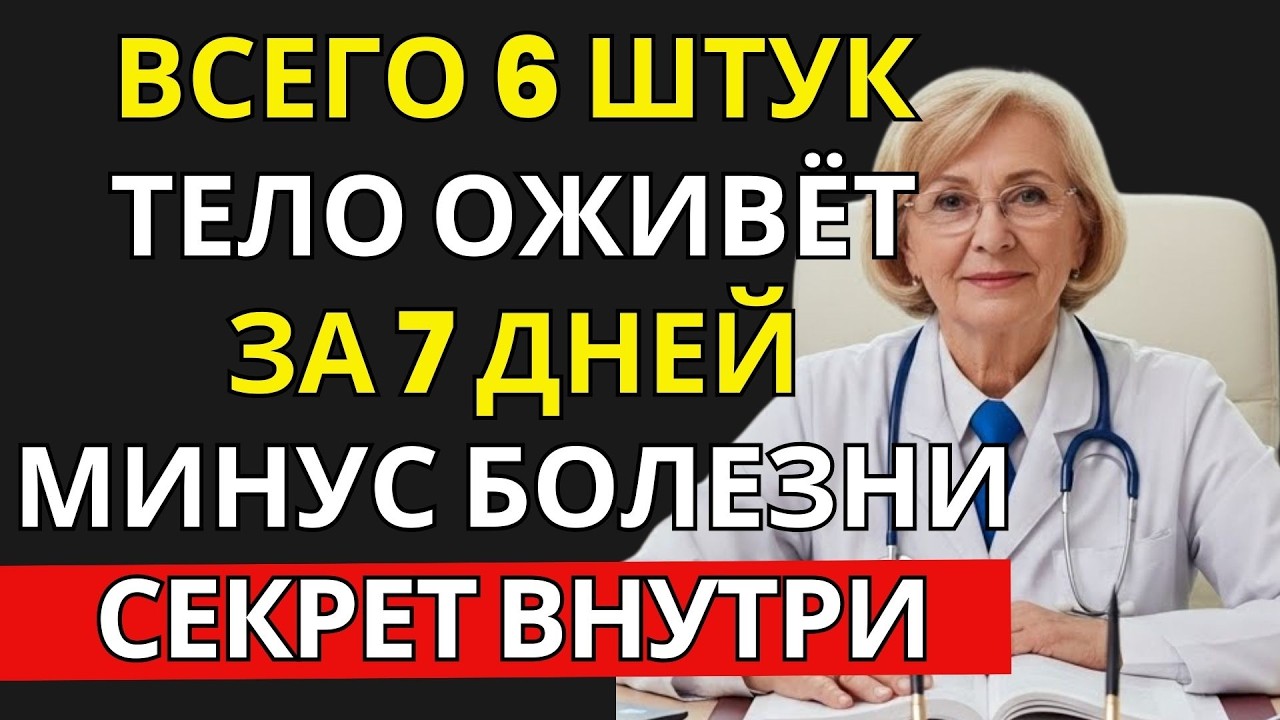 6 грецких орехов в день 7 дней — вот что произойдёт | ПРАВИЛЬНОЕ ПИТАНИЕ 50+