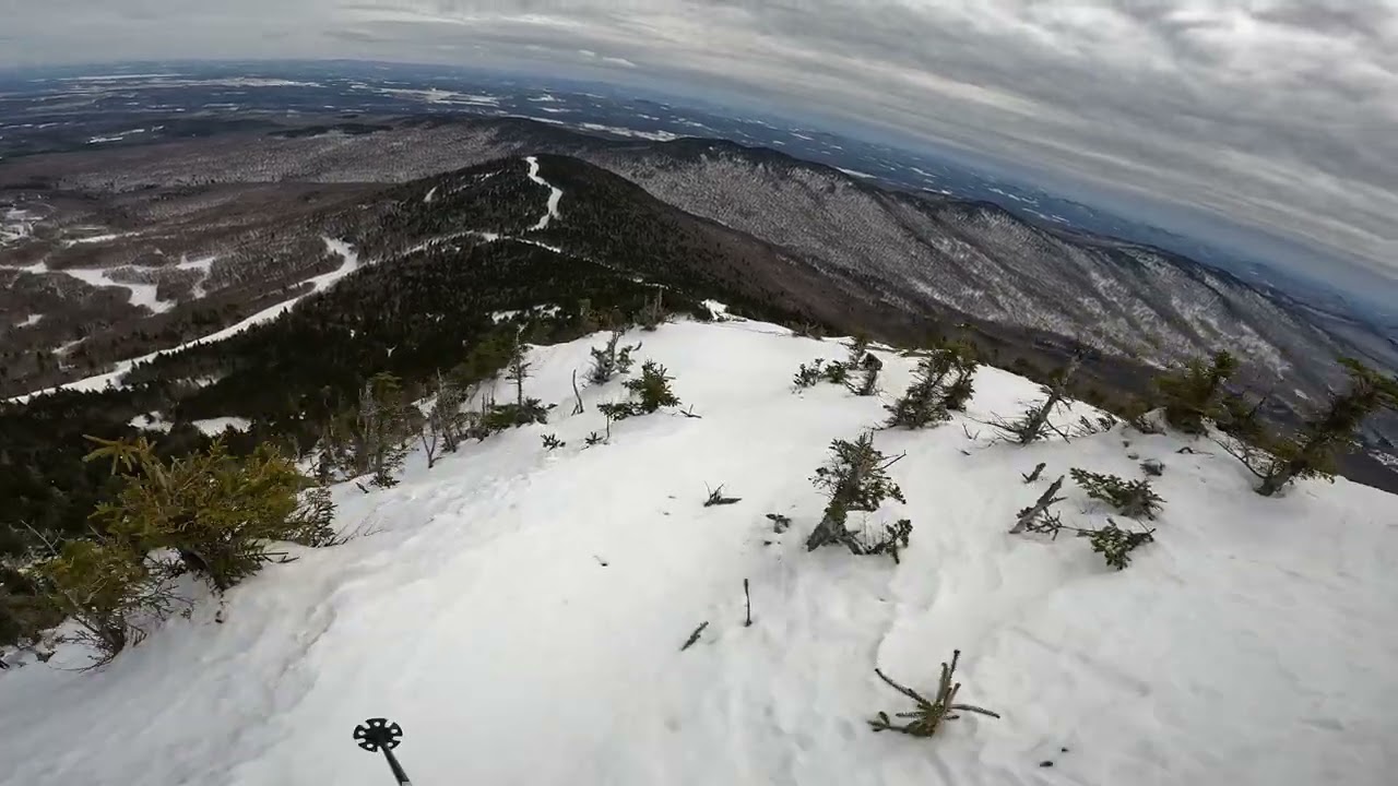 Taking a Run - Face Ridge to Pumphouse to Green Beret - Jay Peak (2023)