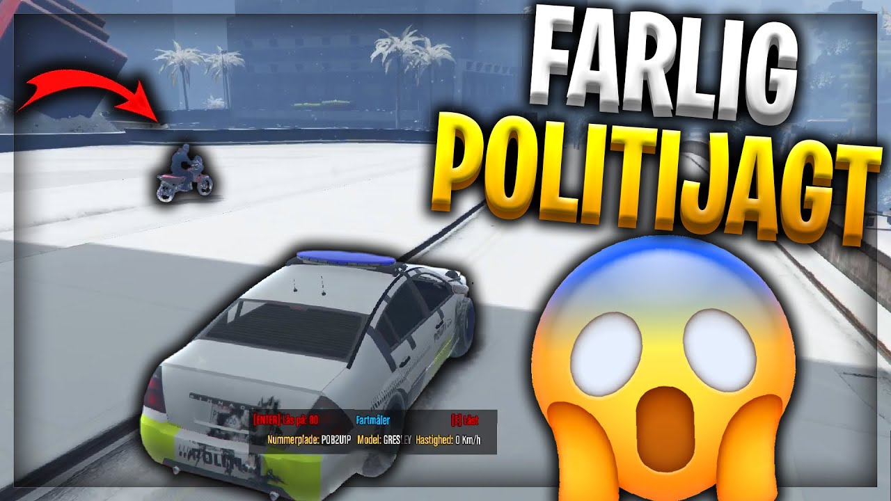 FARLIG POLITIJAGT! - DANSK GTA 5 RP FIVEM