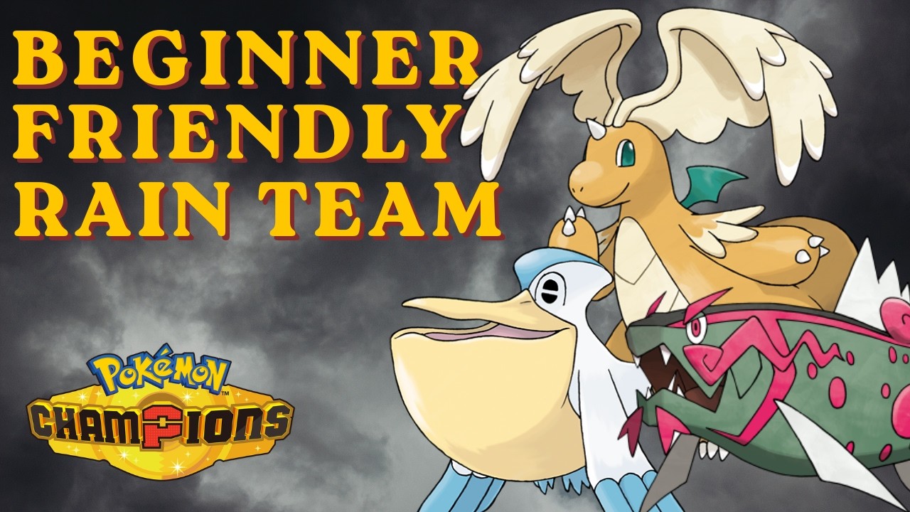 Дождевая команда с Мега Драгонитом для Pok&eacute;mon Champions
