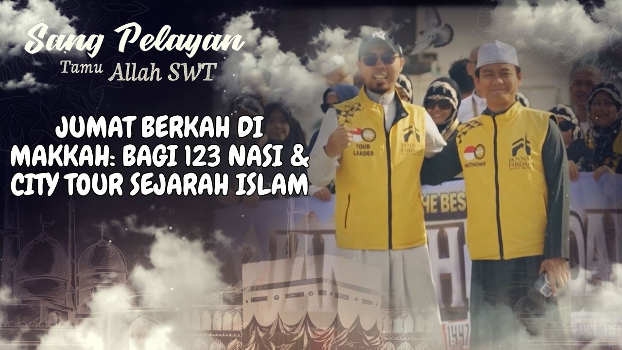 LAUTAN JEMAAH DI MASJIDIL HARAM! SHOLAT JUMAT SAMPAI MELUBER KE JALAN