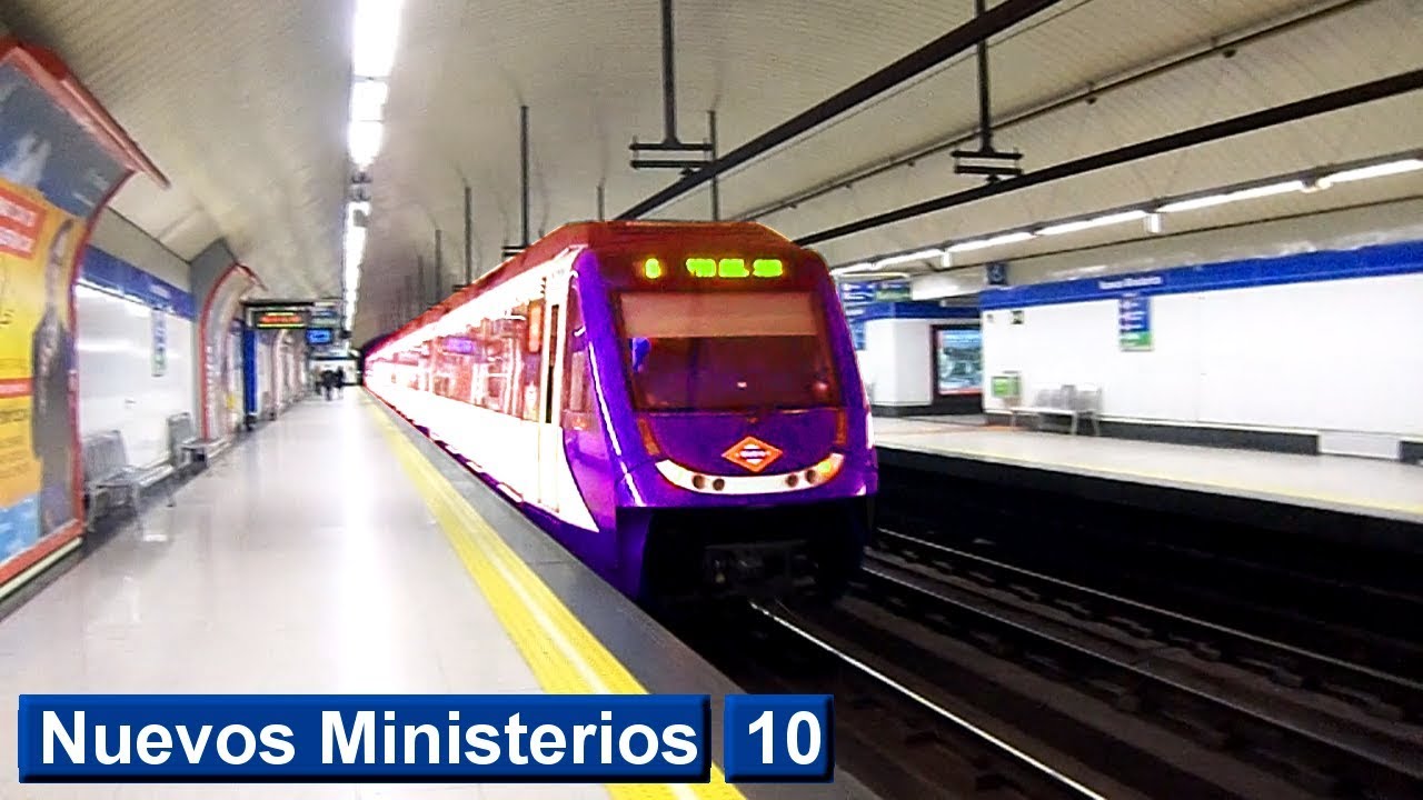 Nuevos Ministerios | линия 10 : Мадридский метрополитен ( класс 7000 - 9000 ) [2015]