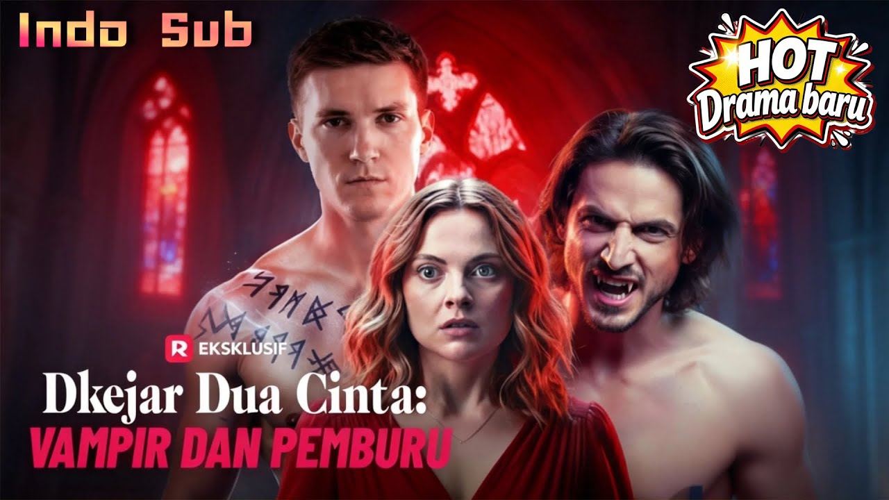 【Indo Sub】Dikejar Dua Cinta: Vampir dan Pemburu🔥Terjebak cinta vampir dan pemburu rahasia！#Reelshort